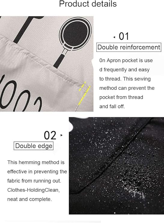 Kitchen Apron,Waterproof and Oil Proof for Home Kitchen,Cleaning,Gardening,Washing