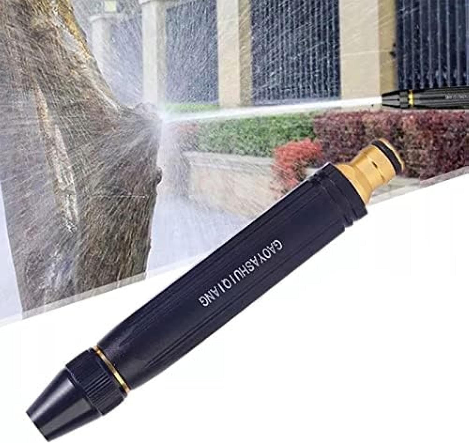Upgrade Car Washing High Pressure Water Nozzle – Adjustable Metal Garden Hose Sprinkler