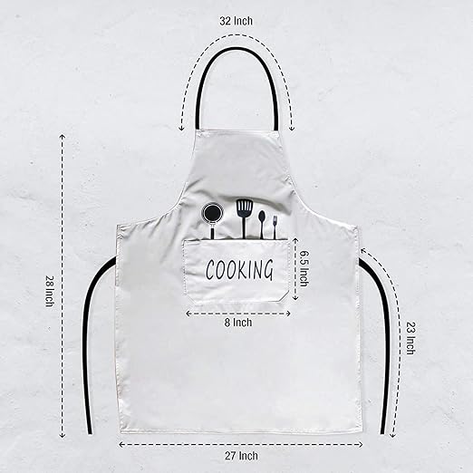 Kitchen Apron,Waterproof and Oil Proof for Home Kitchen,Cleaning,Gardening,Washing