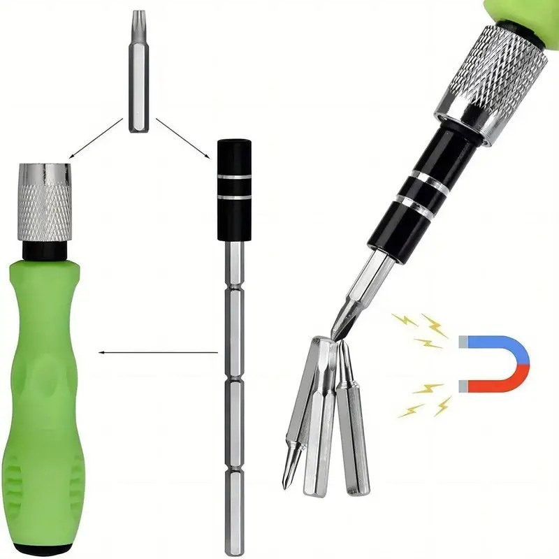 32-in-1 Mini Magnetic Precision Screwdriver Set – Multi-Bit Repair Tool Kit for Electronics, Watches, Phones, Laptops, and More