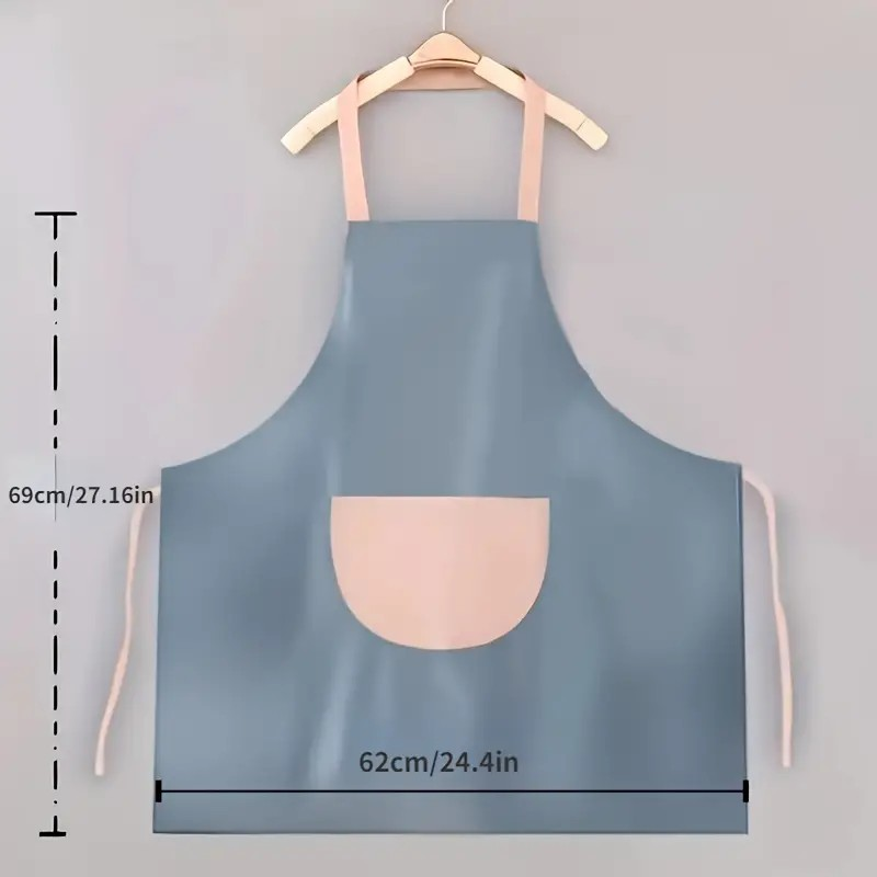 Kitchen Apron,Waterproof and Oil Proof for Home Kitchen,Cleaning,Gardening,Washing