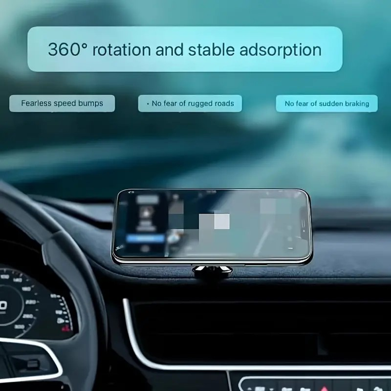 Universal Super Strong Magnetic Car Mount – 360° Rotating Air Vent Mobile Phone Holder