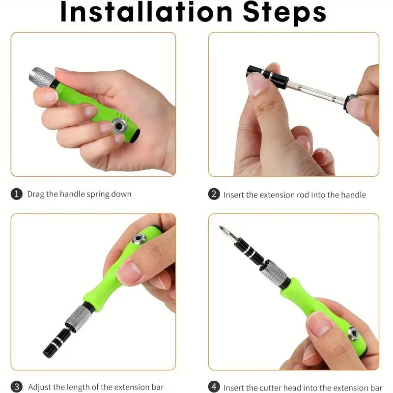 32-in-1 Mini Magnetic Precision Screwdriver Set – Multi-Bit Repair Tool Kit for Electronics, Watches, Phones, Laptops, and More