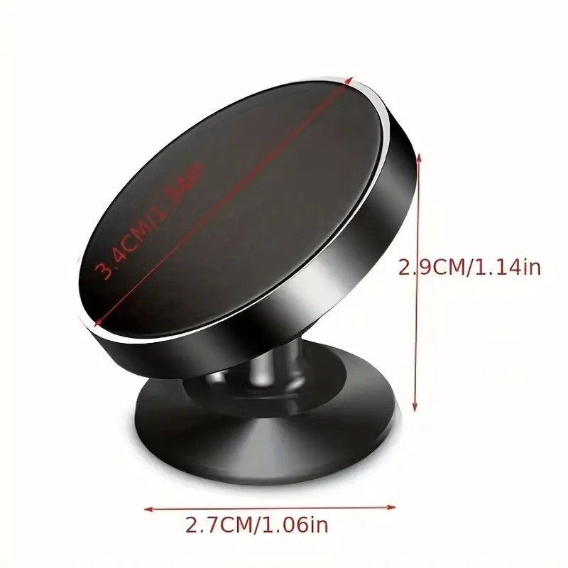 Universal Super Strong Magnetic Car Mount – 360° Rotating Air Vent Mobile Phone Holder