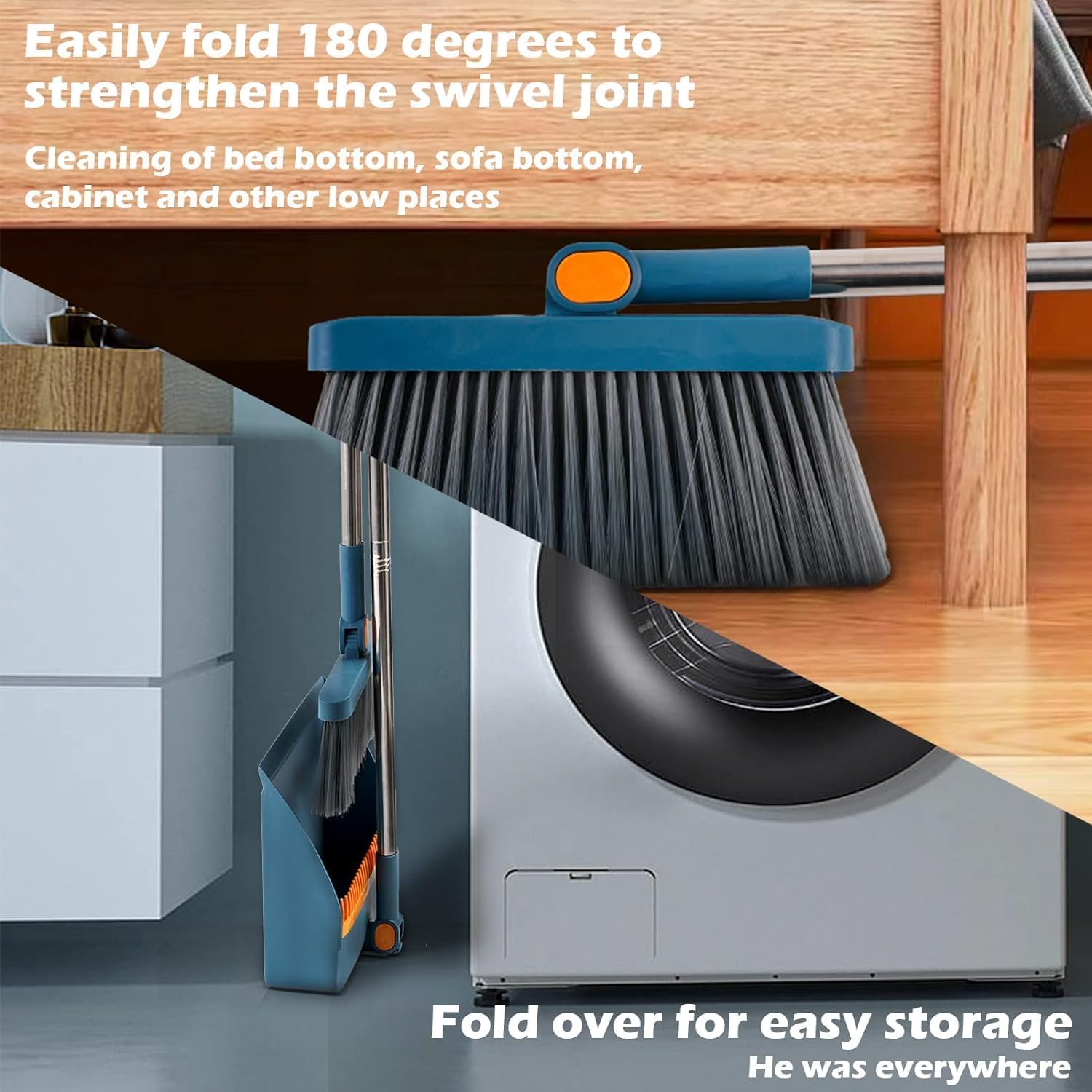 Broom and Dustpan Set for Home