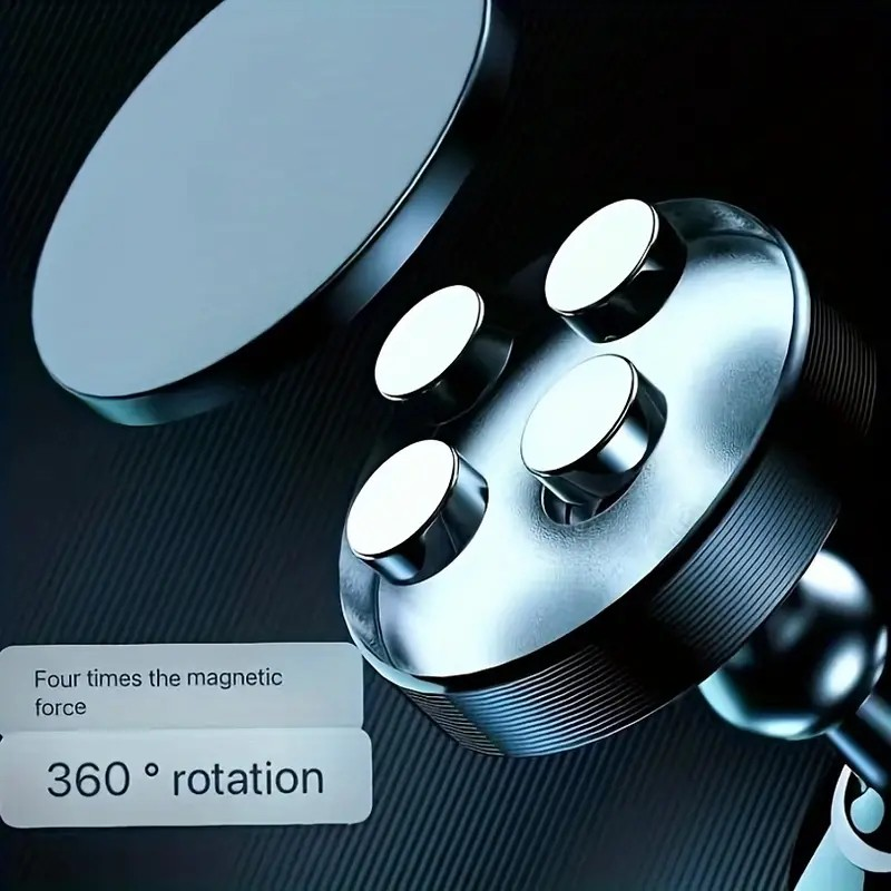 Universal Super Strong Magnetic Car Mount – 360° Rotating Air Vent Mobile Phone Holder