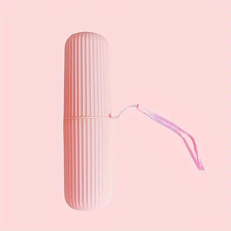 1pc Travel Toothbrush and Toothpaste Holder – Compact Bathroom Storage Box