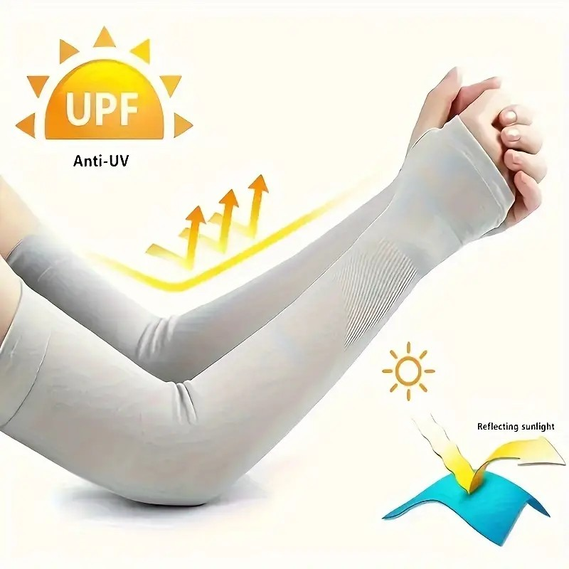 Summer Ice Sleeve Set – Women’s Sun Protection Arm Sleeves, UV-Blocking Cooling Sleeves for Outdoor Activities